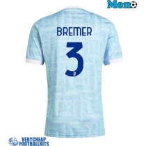 Juventus Gleison Bremer #3 Replica Away Shirt 2025-26 Short Sleeve